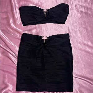 Fashion Nova Black Two Piece Set 🖤